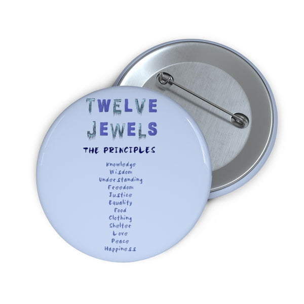 Twelve Jewels Button