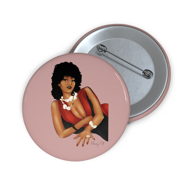 Pam Grier For February 15th Button