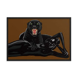 Ultra Black Framed Image