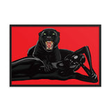 Ultra Black Framed Image