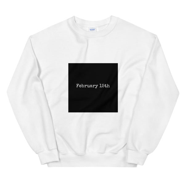 February 15th Box Logo Sweatshirt