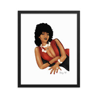 Pam Grier For February 15th Framed Poster