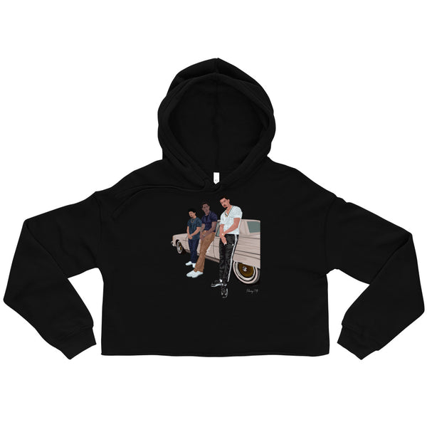 Franklin x Leon x Manboy Crop Hoodie