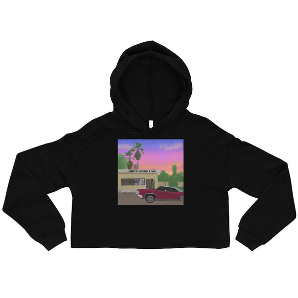 Screwed Up Records & Tapes Crop Hoodie